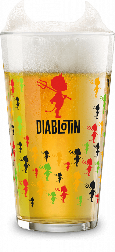 verre bière Diablotin blonde